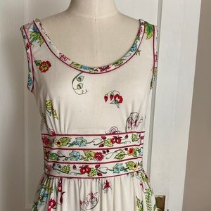 Vintage Floral two piece maxi dress (has coordinating jacket)